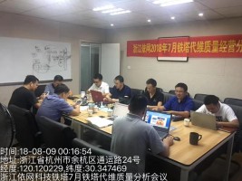 浙江依网铁塔代维质量经营分析会顺利召开